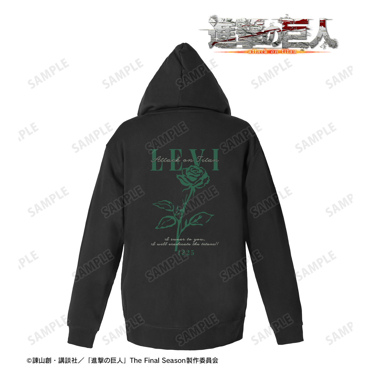 進撃の巨人_(サイズ/L)_リヴァイ ar-Unity フルジップフーディーユニセックス