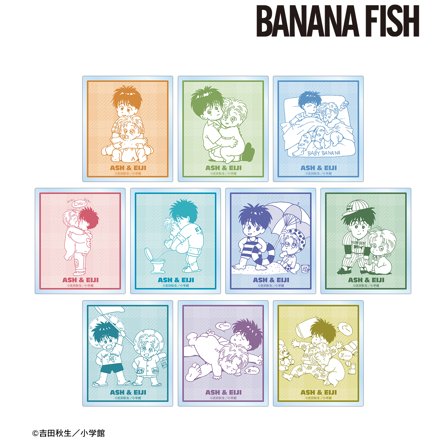 BANANA FISH_トレーディングアクリルカード BABY BANANA ver.(単位/コンプリートBOX)【BOX/10パック入り】
