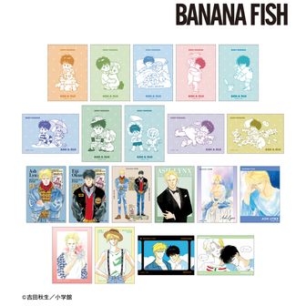 BANANA FISH_アッシュ・リンクス ゆるコマ 3WAY缶バッジ ver.C