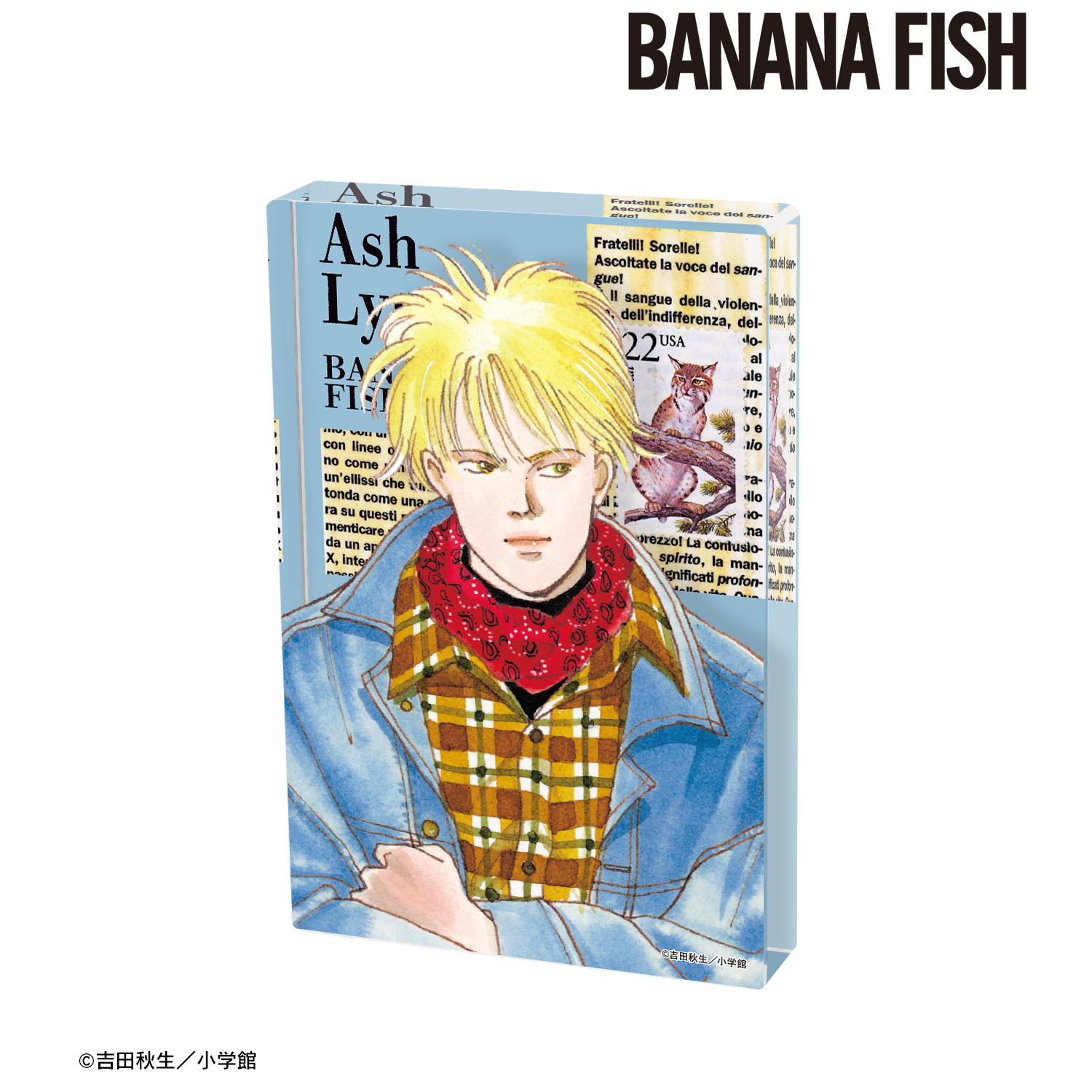 BANANA FISH_アッシュ・リンクス 原作イラストアクリルブロック ver.A