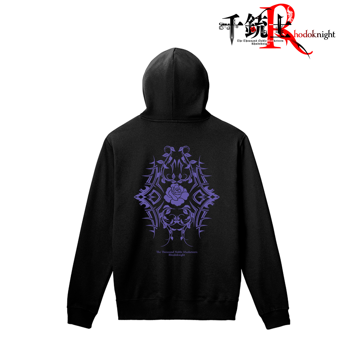 千銃士:Rhodoknight_(サイズ/XL)_絶対非道 バックプリントパーカーレディース