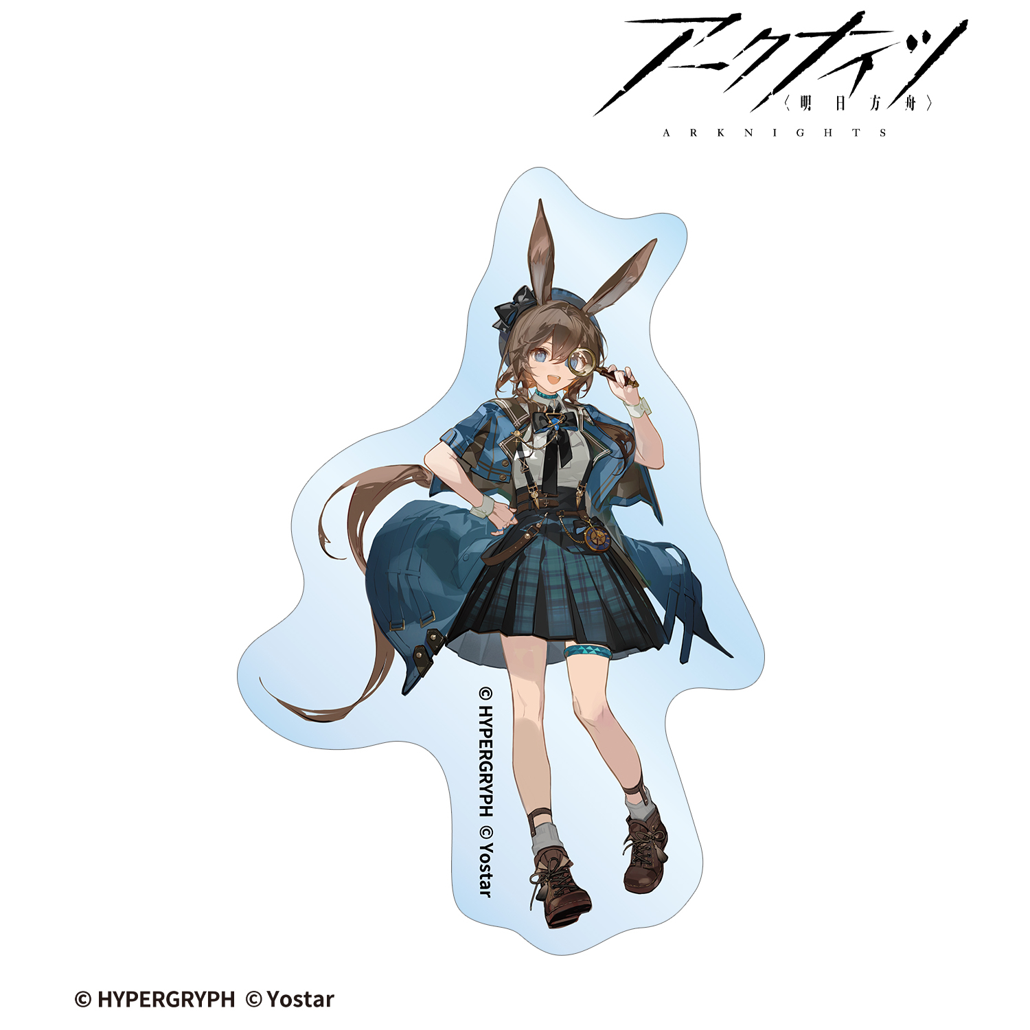 アークナイツ_アーミヤ 探偵ver. ダイカットステッカー
