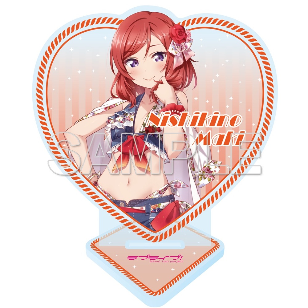 ラブライブ!_ハート型ラメ入りアクリルスタンド 西木野真姫