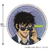 名探偵コナン　純黒の悪夢　缶バッジ　安室透　降谷零　松田陣平 新品 安室透 降谷零 バーボン 松田陣平 缶バッジ 東京ドームシティ名
