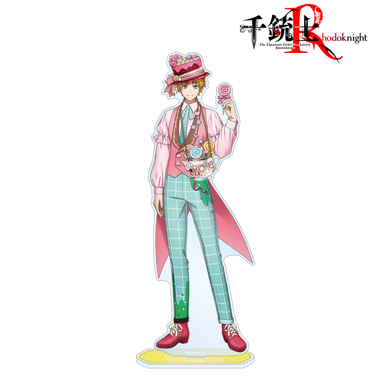 千銃士:Rhodoknight_ジョージ Happyのおすそ分けver. 特大アクリルスタンド