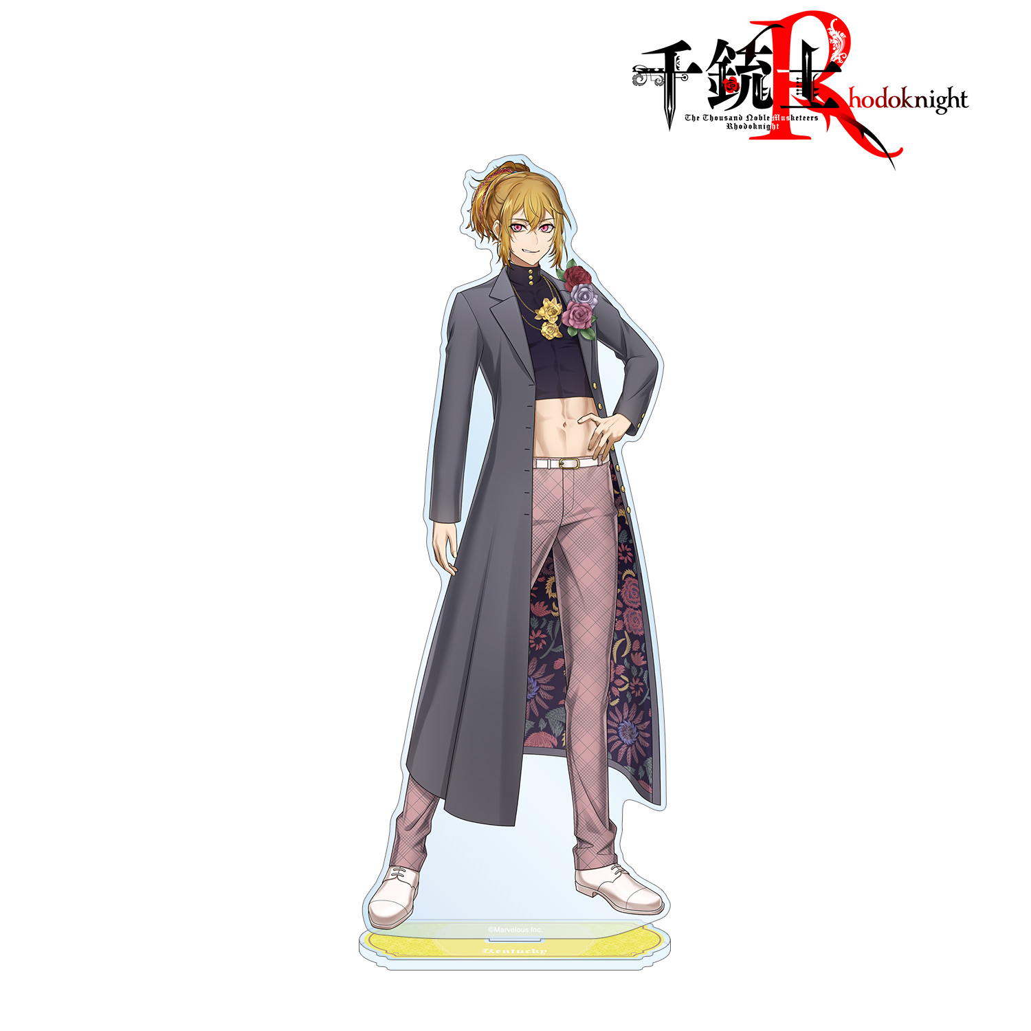 千銃士:Rhodoknight_ケンタッキー 未来へ繋ぐキズナの扉ver. 特大アクリルスタンド