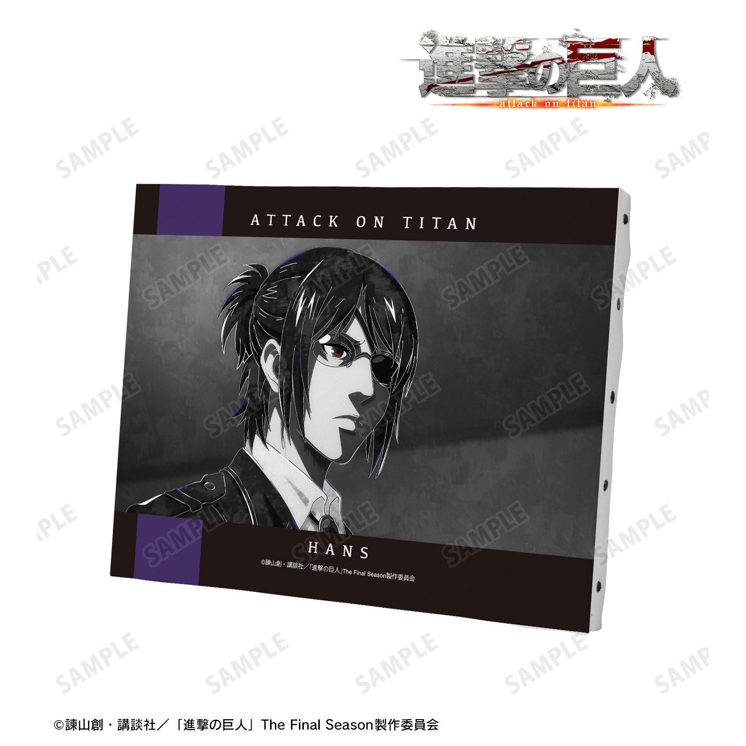 進撃の巨人_ハンジ Ani-Art BLACK LABEL 第2弾 F0号キャンバスボード