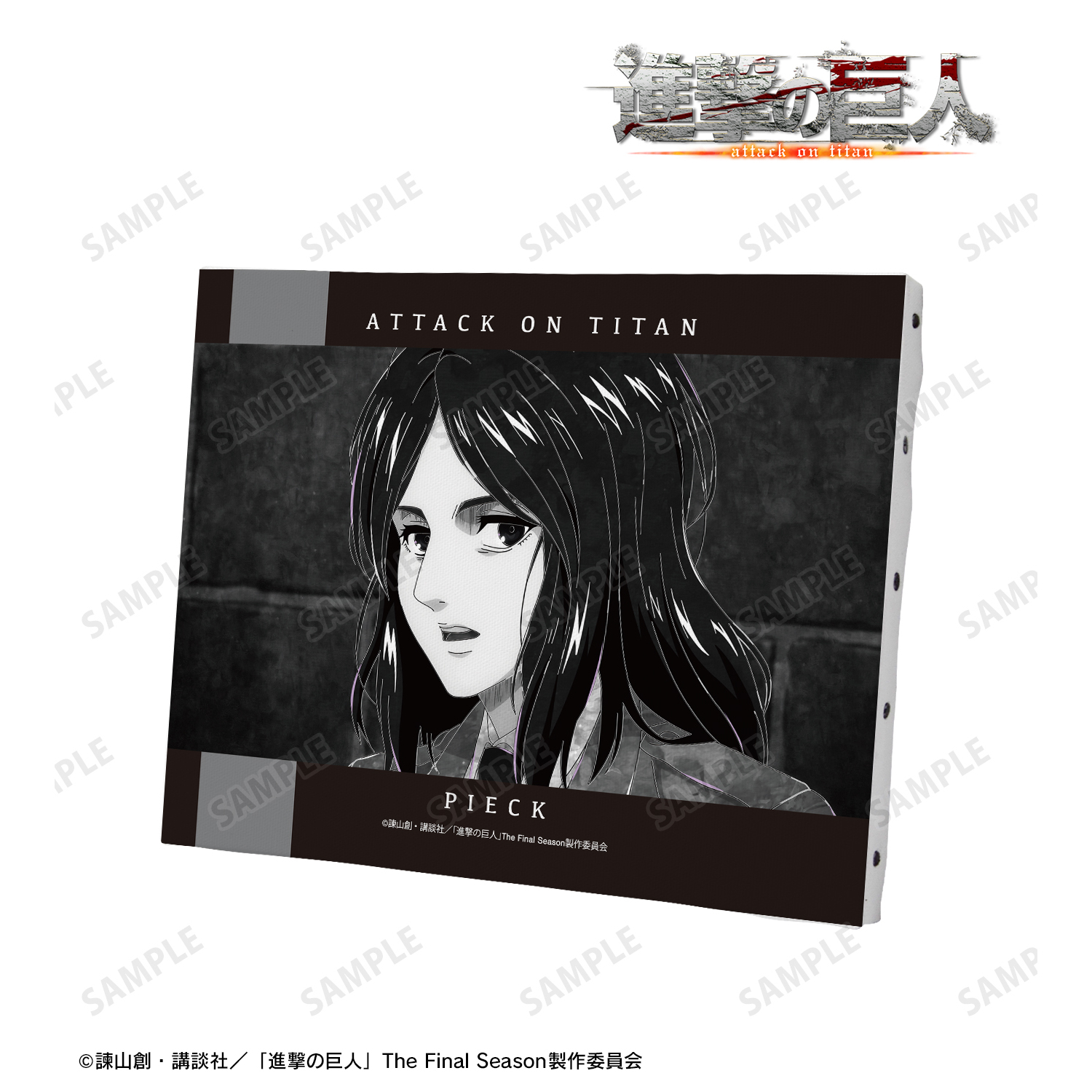 進撃の巨人_ピーク Ani-Art BLACK LABEL 第2弾 F0号キャンバスボード