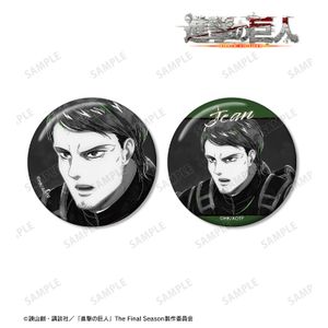 진격의 거인_장 Ani-Art BLACK LABEL 제2탄 캔 배지 2개 세트