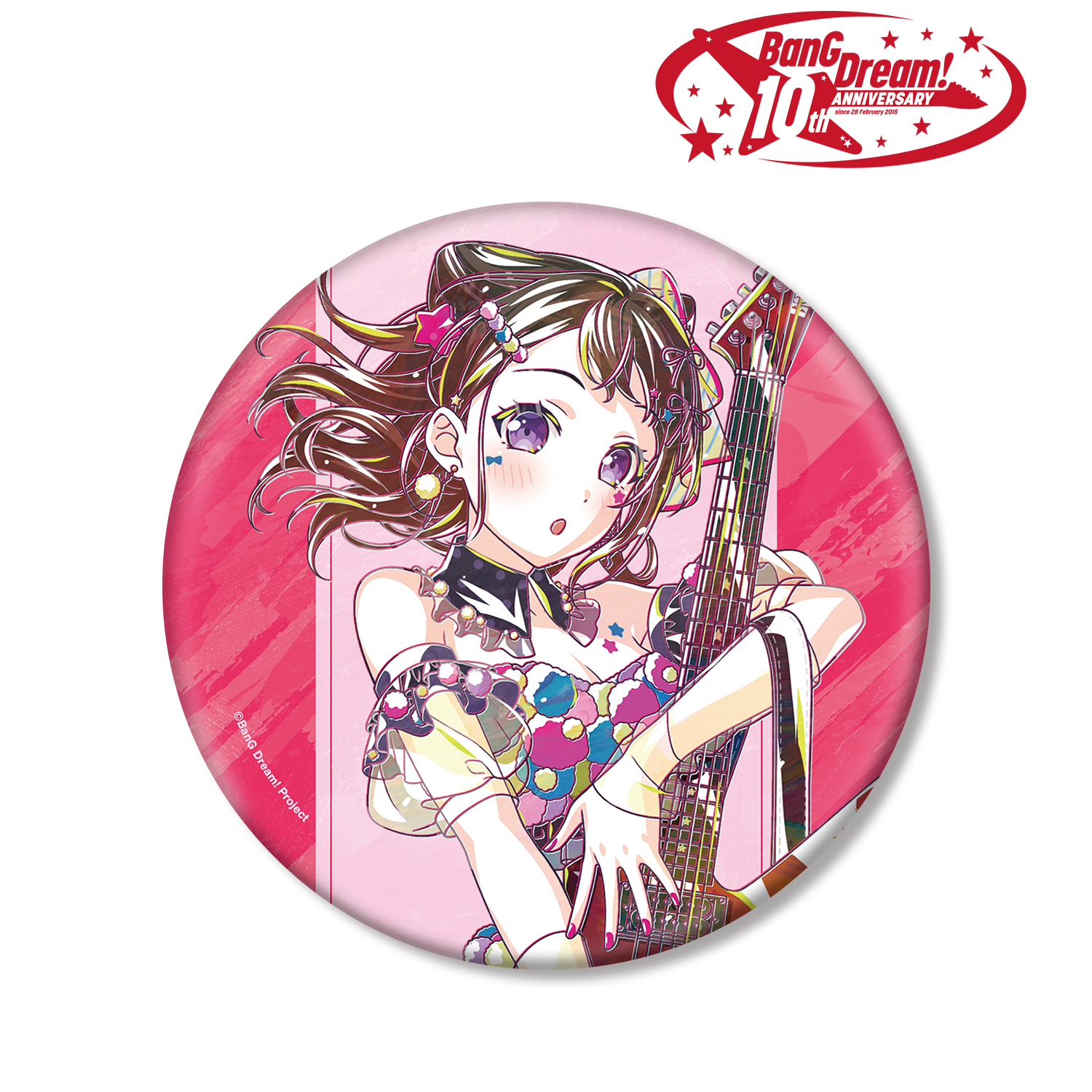 BanG Dream!_戸山 香澄 Ani-Art 第6弾 BIG缶バッジ