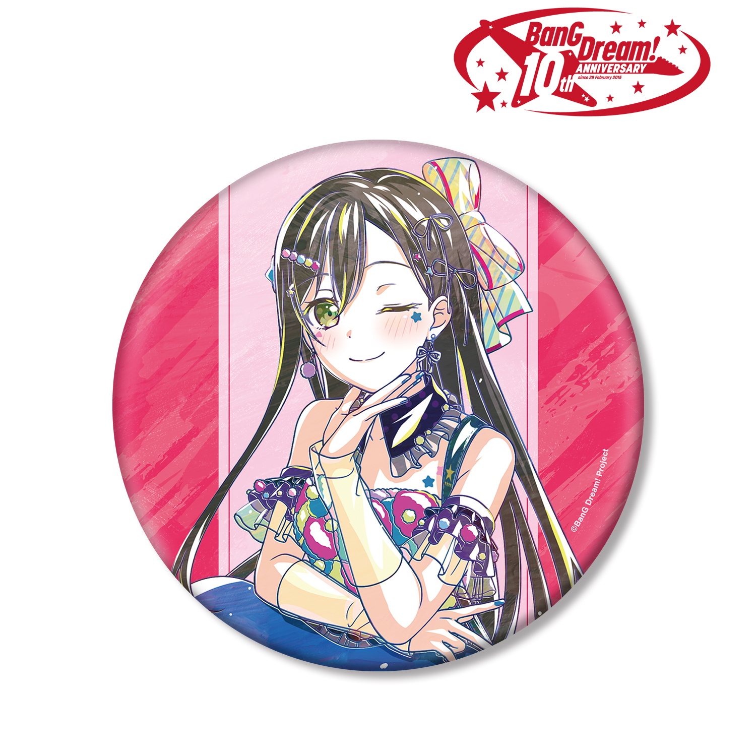 BanG Dream!_花園 たえ Ani-Art 第6弾 BIG缶バッジ