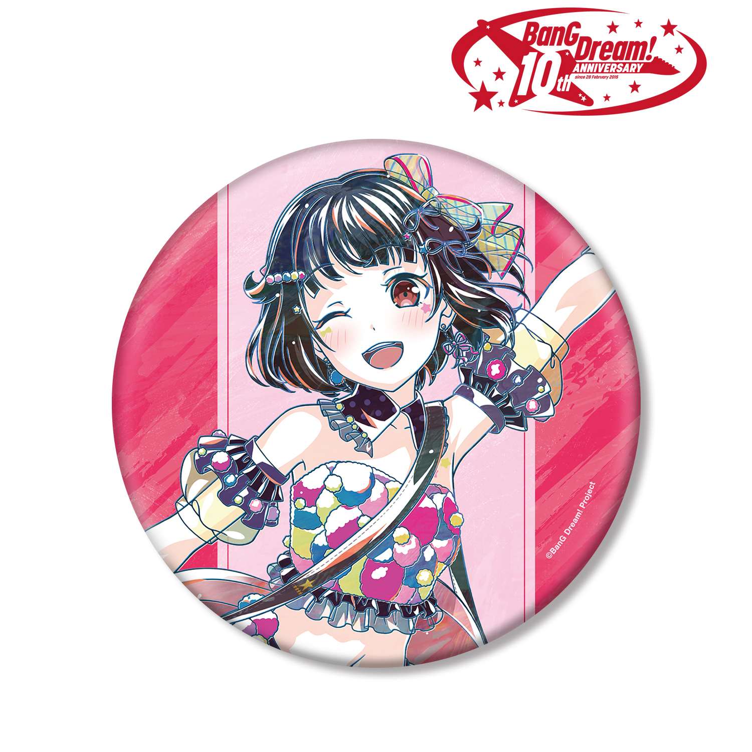 BanG Dream!_牛込 りみ Ani-Art 第6弾 BIG缶バッジ