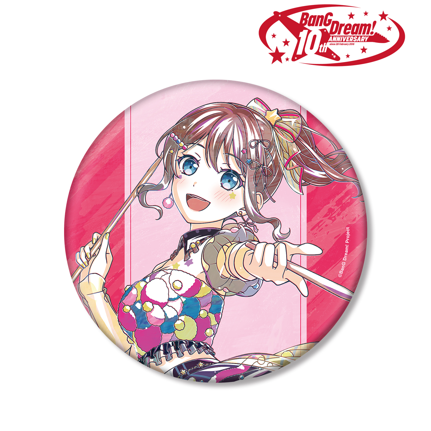 BanG Dream!_山吹 沙綾 Ani-Art 第6弾 BIG缶バッジ