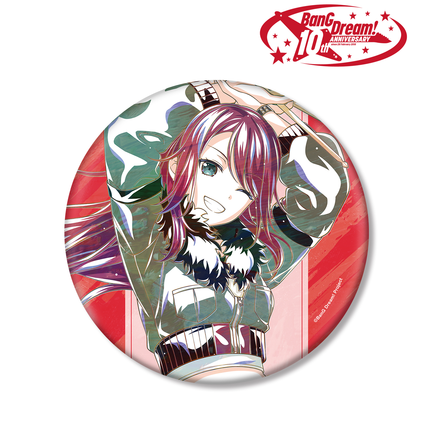 BanG Dream!_宇田川 巴 Ani-Art 第6弾 BIG缶バッジ