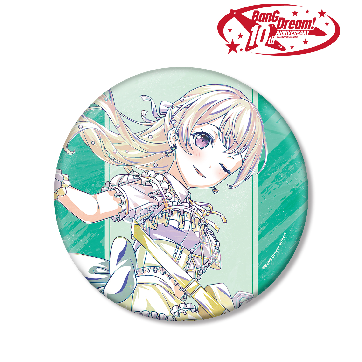 BanG Dream!_白鷺 千聖 Ani-Art 第6弾 BIG缶バッジ