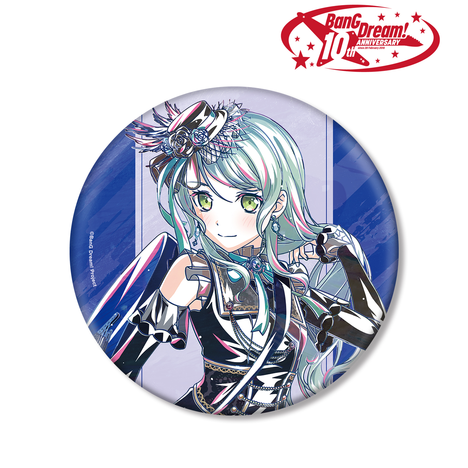 BanG Dream!_氷川 紗夜 Ani-Art 第6弾 BIG缶バッジ