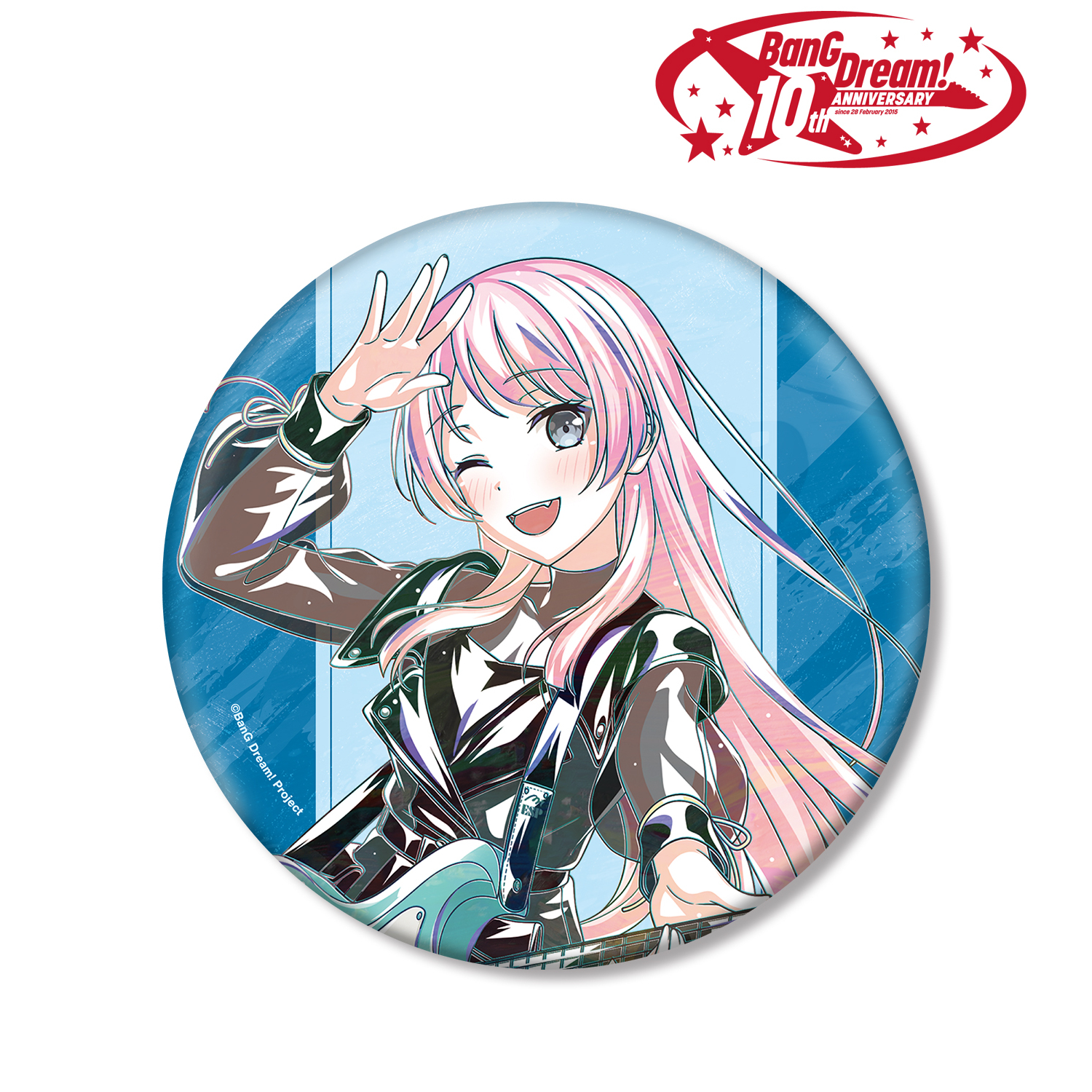 BanG Dream!_千早 愛音 Ani-Art 第6弾 BIG缶バッジ