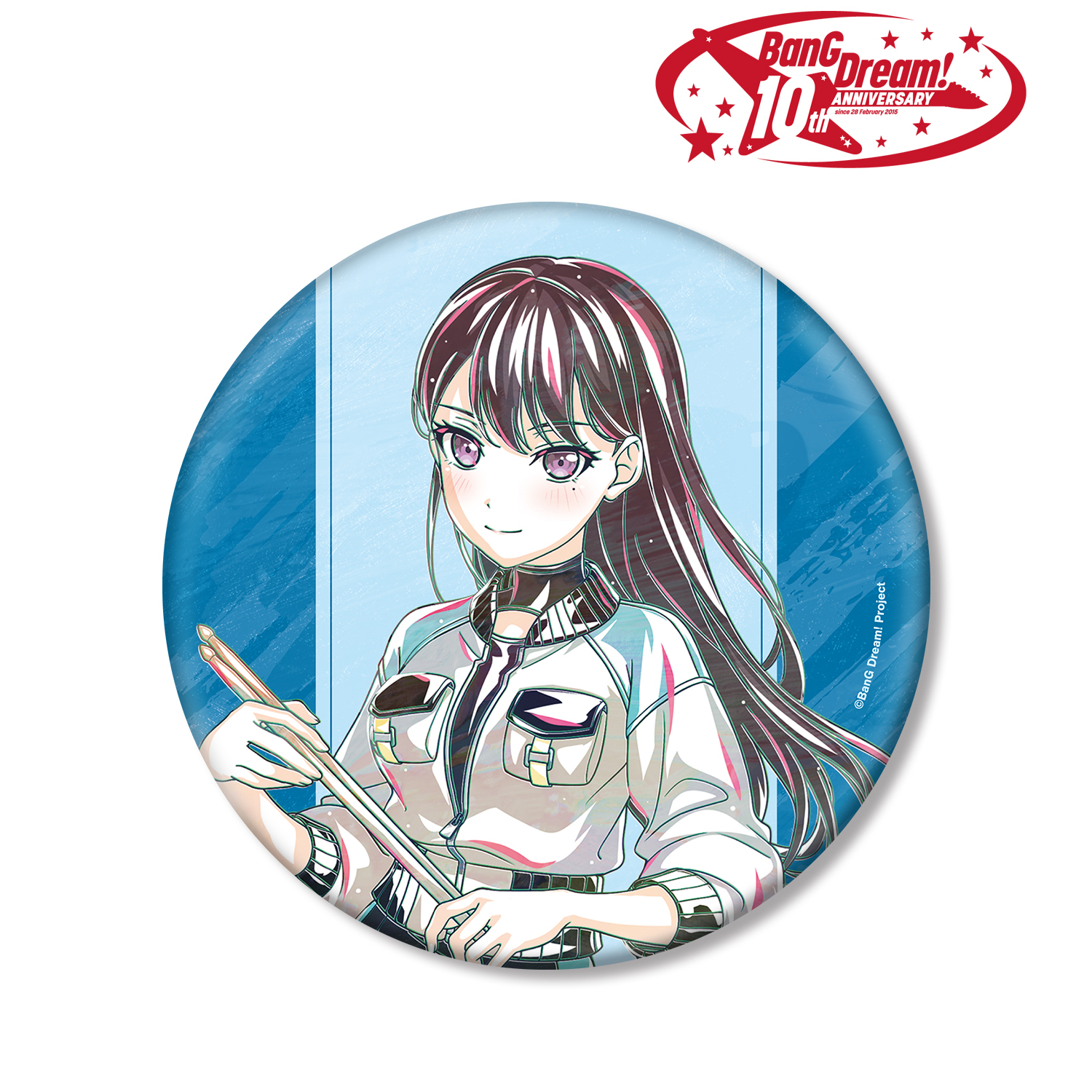 BanG Dream!_椎名 立希 Ani-Art 第6弾 BIG缶バッジ