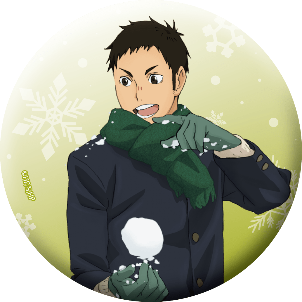 ハイキュー!!_グリッター缶バッジ／澤村大地