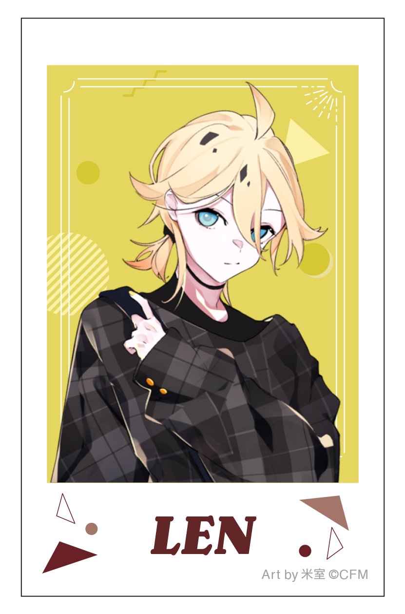 初音ミクシリーズ_チェキプリント／鏡音レン　私服　Art by 米室