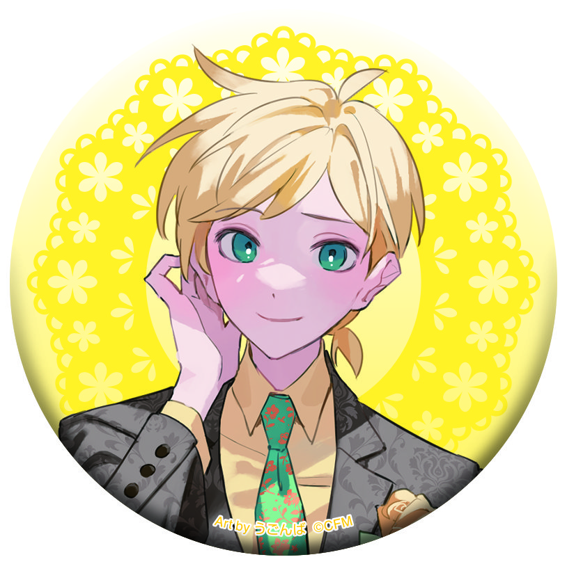 初音ミクシリーズ_オーロラ缶バッジセット／鏡音レン