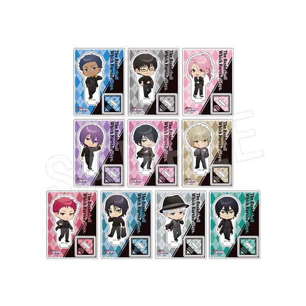 黒子のバスケ_トレーディングミニアクリルスタンド JF2026黒スーツVer. (TypeB)【BOX／10個入り】