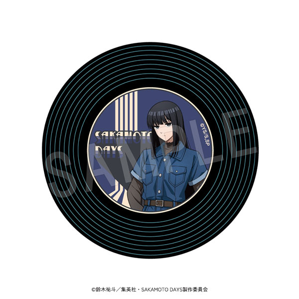 SAKAMOTO DAYS_まわる!レコード風マグネット デニムVer. 大佛