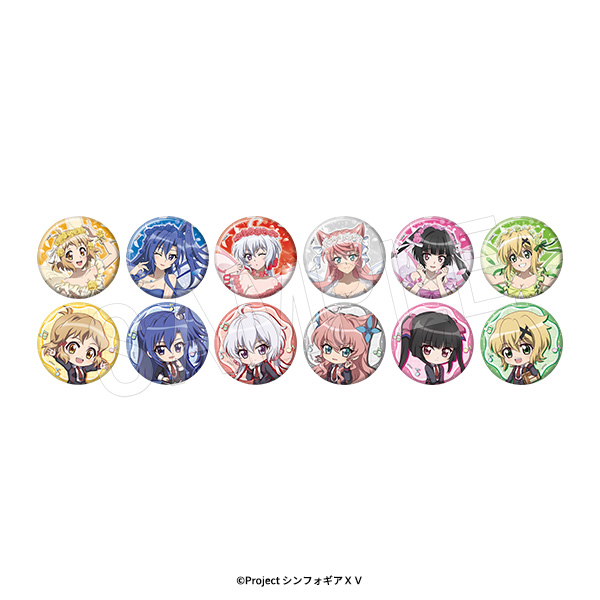 戦姫絶唱シンフォギアXV_トレーディング缶バッジ フラワーフェアリーVer.【OPP/12個入り】