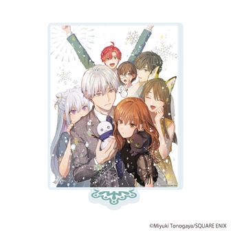 氷属性男子とクールな同僚女子_（57mm）_ホログラム缶バッジ01