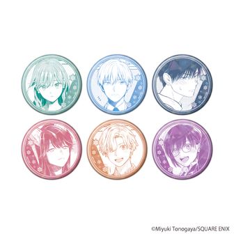 氷属性男子とクールな同僚女子_（57mm）_ホログラム缶バッジ01