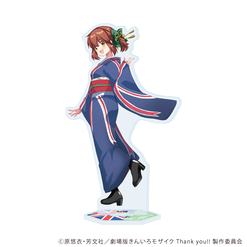 きんいろモザイク_BIGアクリルスタンド09/猪熊 陽子 バースデー着物ver(描き下ろしイラスト)