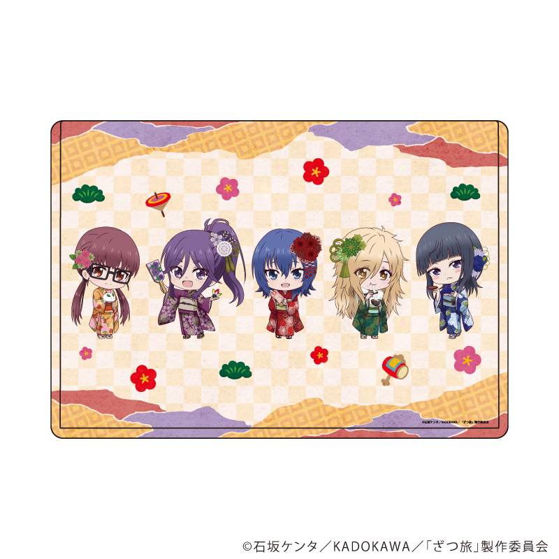 ざつ旅-That's Journey-_キャラクリアケース02/集合デザイン お正月ver.(ミニキャライラスト)