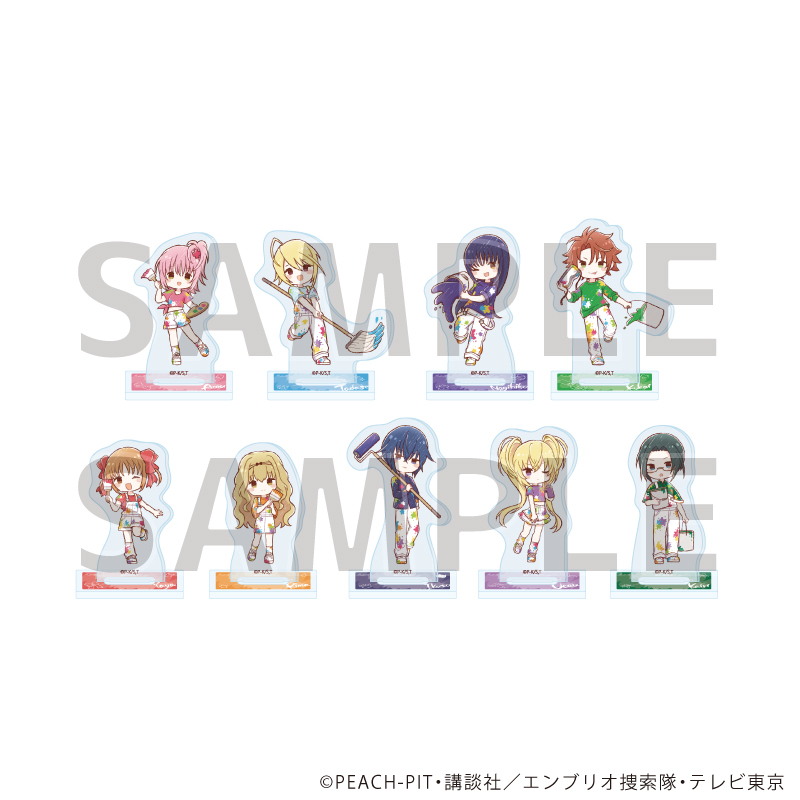 しゅごキャラ！_アクリルぷちスタンド02/ペイントver. コンプリートセット(全9種)(グラフアートイラスト)【コンプリートセット/9個入り】