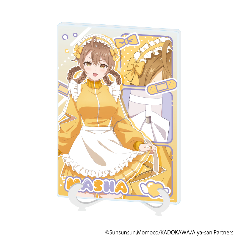 時々ボソッとロシア語でデレる隣のアーリャさん_(A5サイズ)_アクリルアートボード07/マーシャ ゆめかわver.(描き下ろしイラスト)