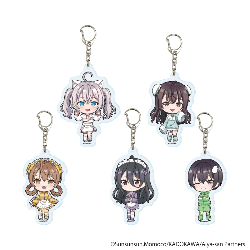 時々ボソッとロシア語でデレる隣のアーリャさん_アクリルキーホルダー02/ゆめかわver. コンプリートセット(全5種)(ミニキャライラスト)【コンプリートセット/5個入り】