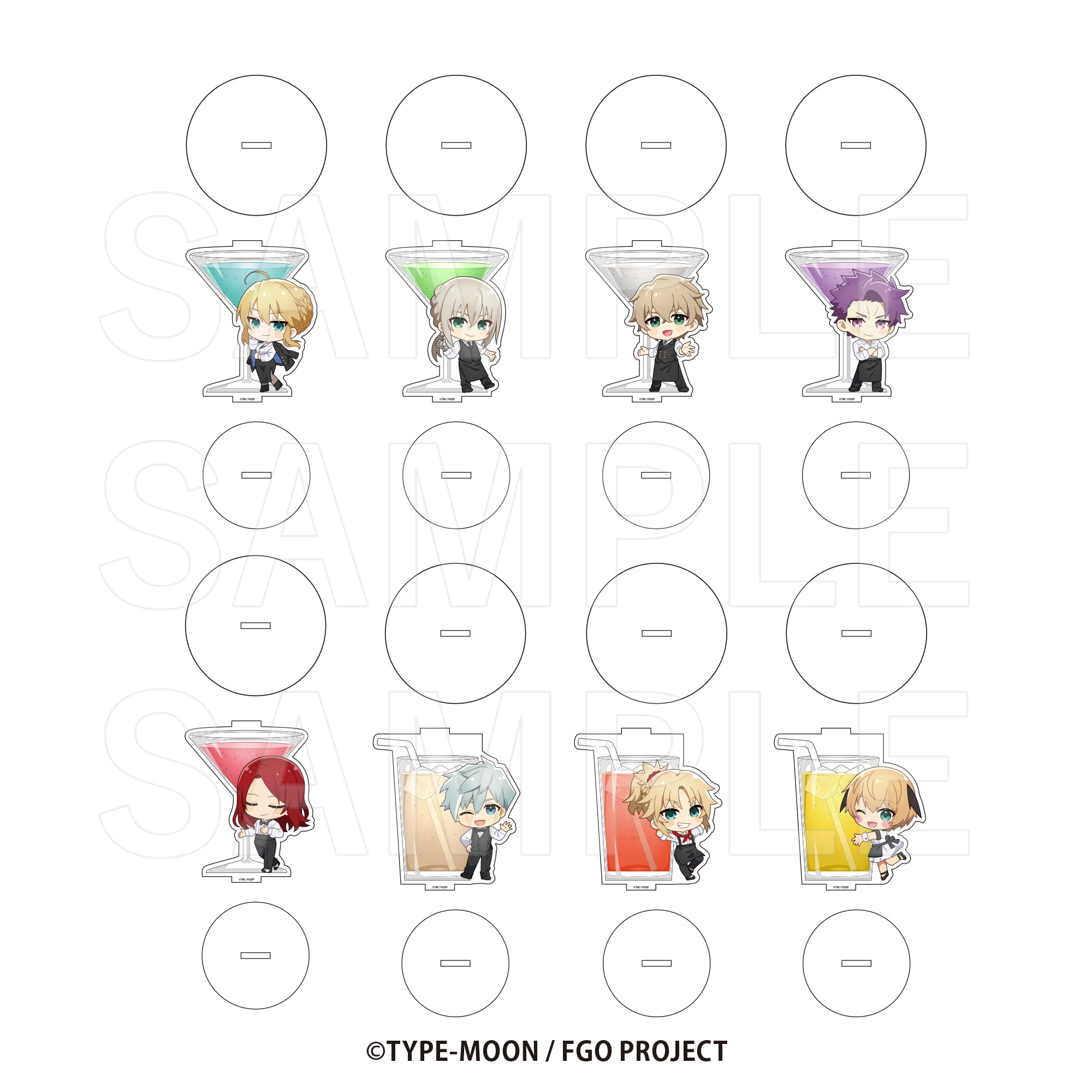 Fate/Grand Order×英国風パブ HUB_トレーディングアクリルスタンド（全8種） 【単品販売】