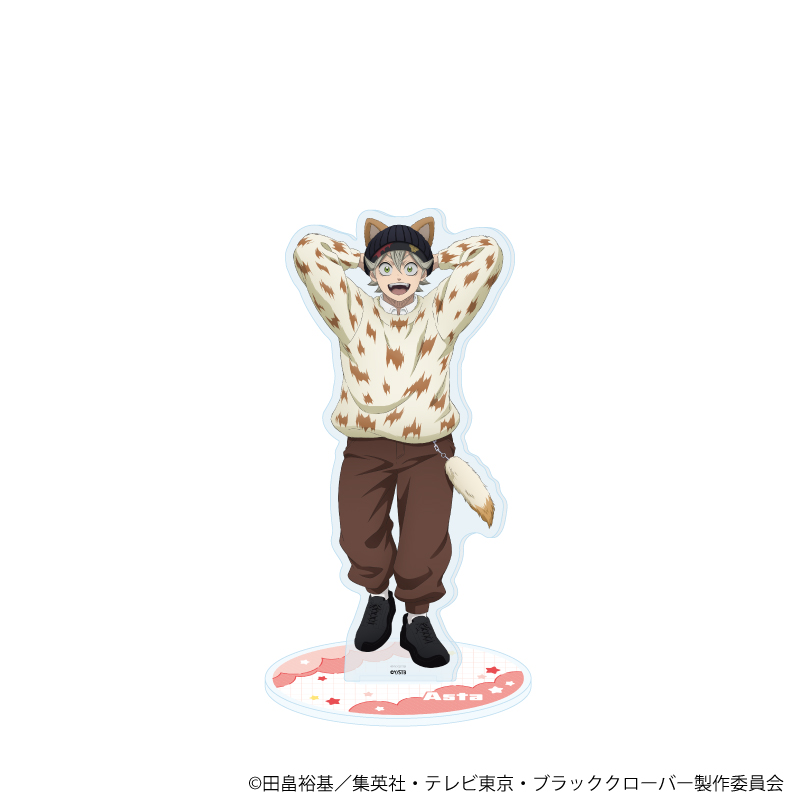 ブラッククローバー_アクリルスタンド23/アスタ ケモミミカチューシャver.(描き下ろしイラスト)