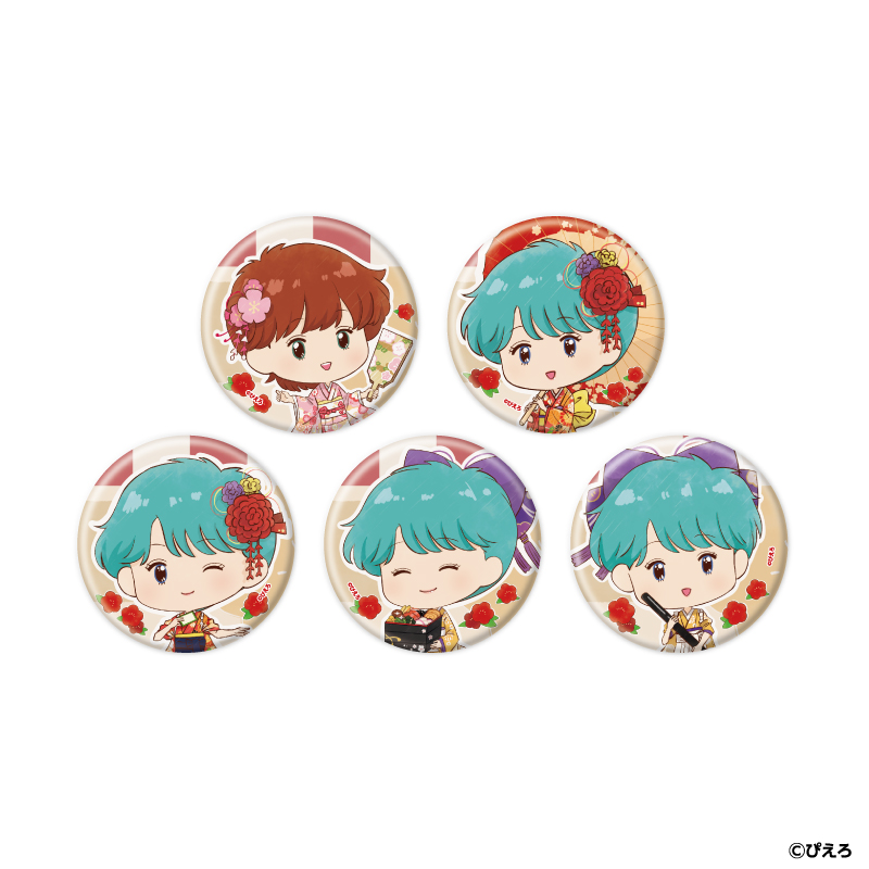 魔法のスターマジカルエミ_缶バッジ02/コンプリートセット(全5種)(レトロアートイラスト)【コンプリートセット/5個入り】