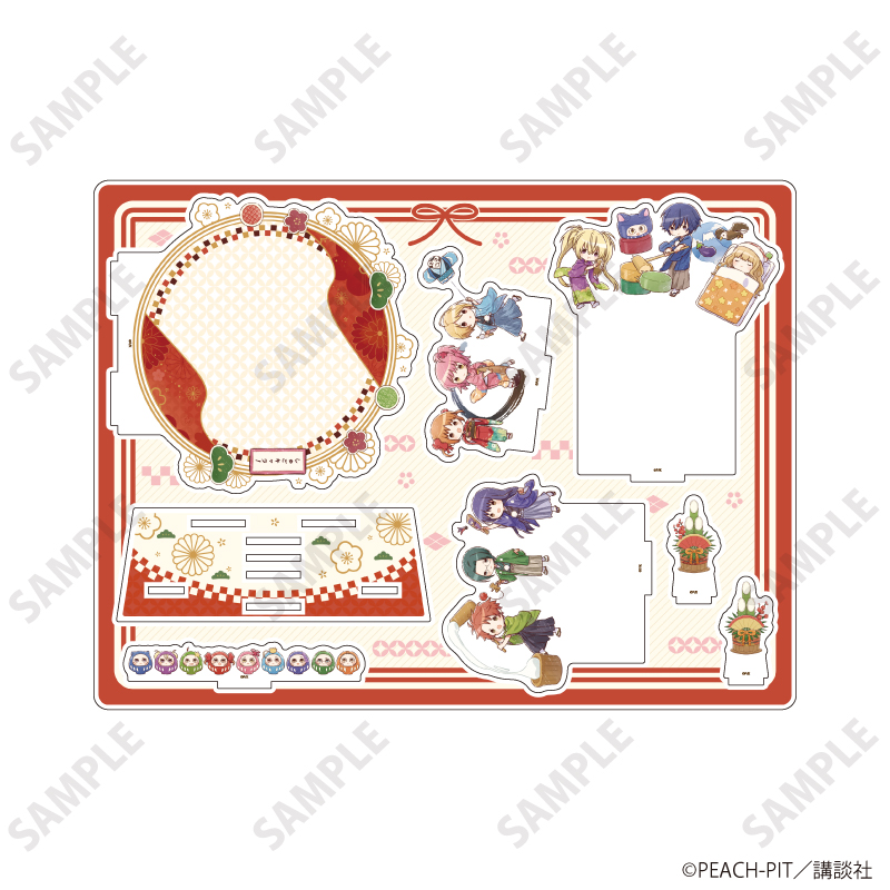 しゅごキャラ！_アクリルジオラマ06/お正月ver.(グラフアートイラスト)