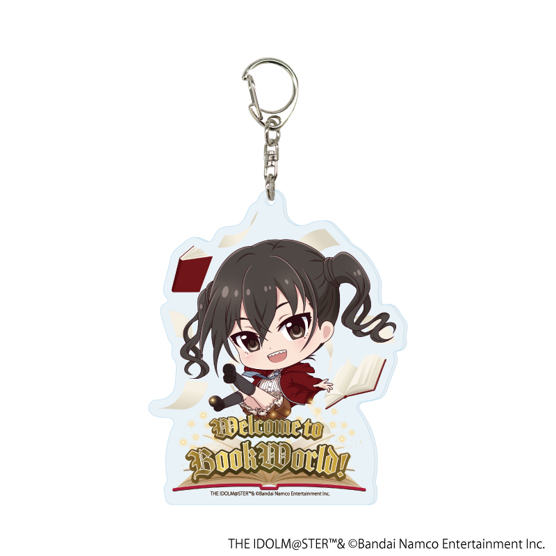 アイドルマスター シンデレラガールズ_デカアクリルキーホルダー18/砂塚あきら BookWorld!ver.(ミニキャライラスト)