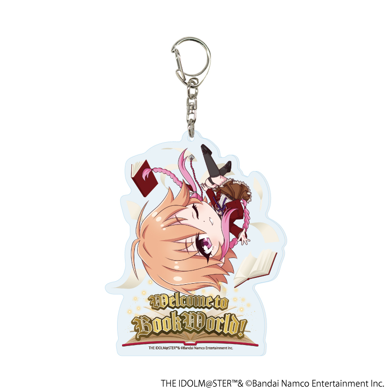 アイドルマスター シンデレラガールズ_デカアクリルキーホルダー20/二宮飛鳥 BookWorld!ver.(ミニキャライラスト)