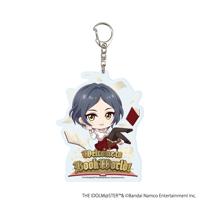 アイドルマスター シンデレラガールズ_デカアクリルキーホルダー21/速水奏 BookWorld!ver.(ミニキャライラスト)