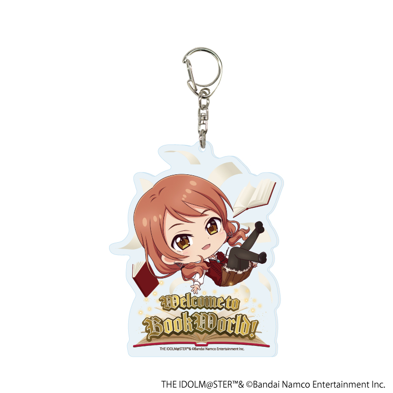 アイドルマスター シンデレラガールズ_デカアクリルキーホルダー22/北条加蓮 BookWorld!ver.(ミニキャライラスト)