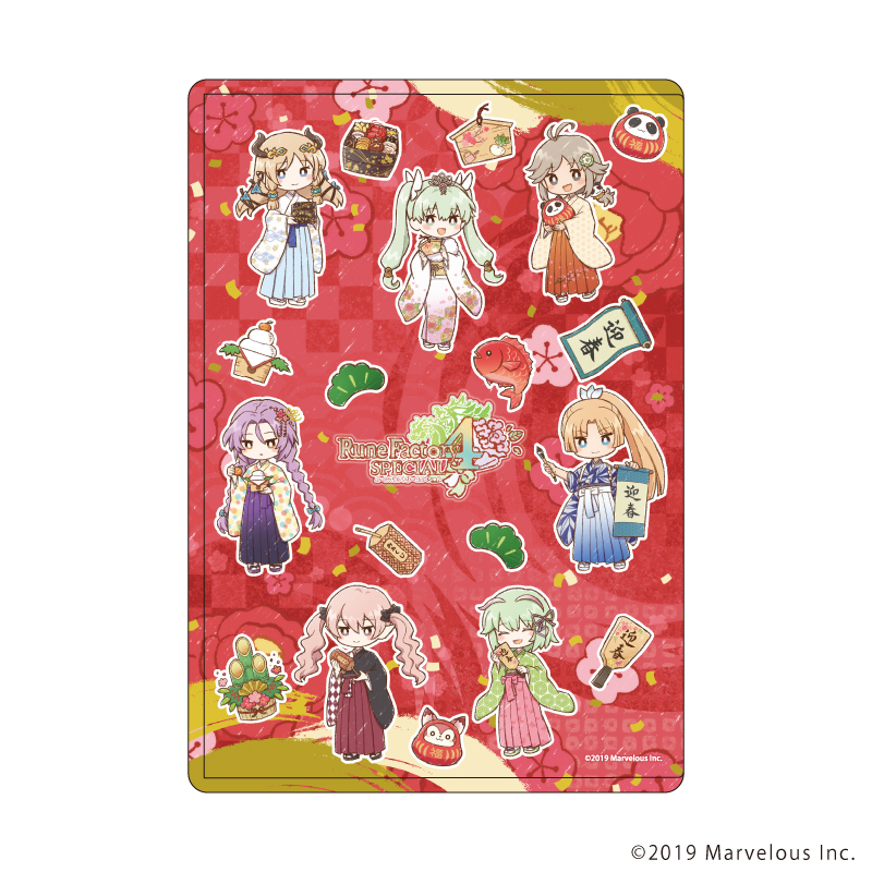 ルーンファクトリー４スペシャル_キャラクリアケース07/集合デザインＢ(グラフアートイラスト)