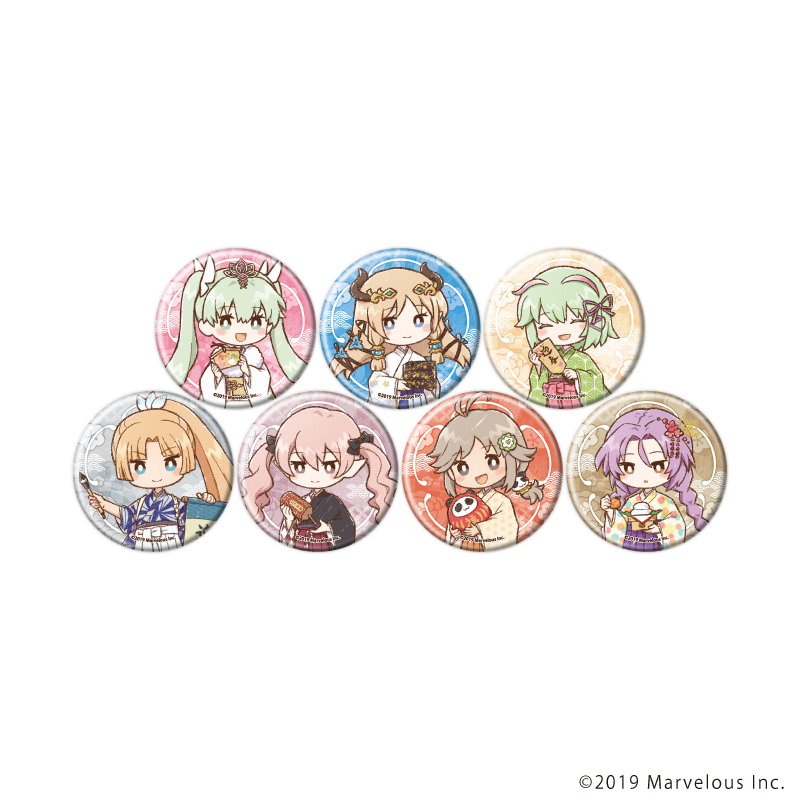 ルーンファクトリー４スペシャル_缶バッジ17/お正月ver. コンプリートセット(全7種)(グラフアートイラスト)【コンプリートセット/7個入り】