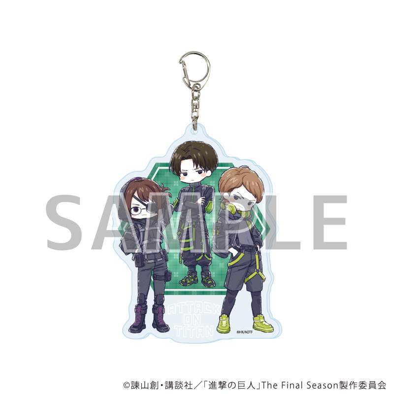 進撃の巨人 The Final Season_デカアクリルキーホルダー02/サイバーパンクver. B(グラフアートイラスト)