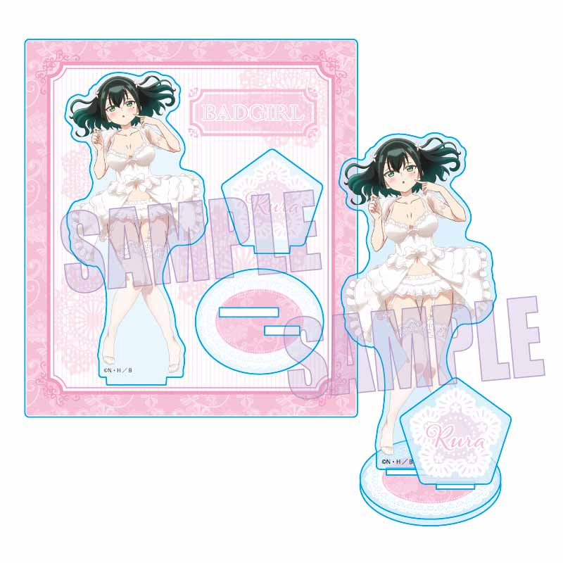 ばっどがーる_アクリルスタンド 瑠璃葉 るら ネグリジェver.