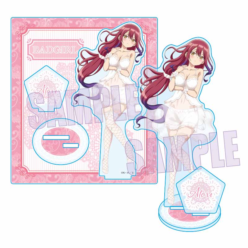 ばっどがーる_アクリルスタンド 水鳥 亜鳥 ネグリジェver.