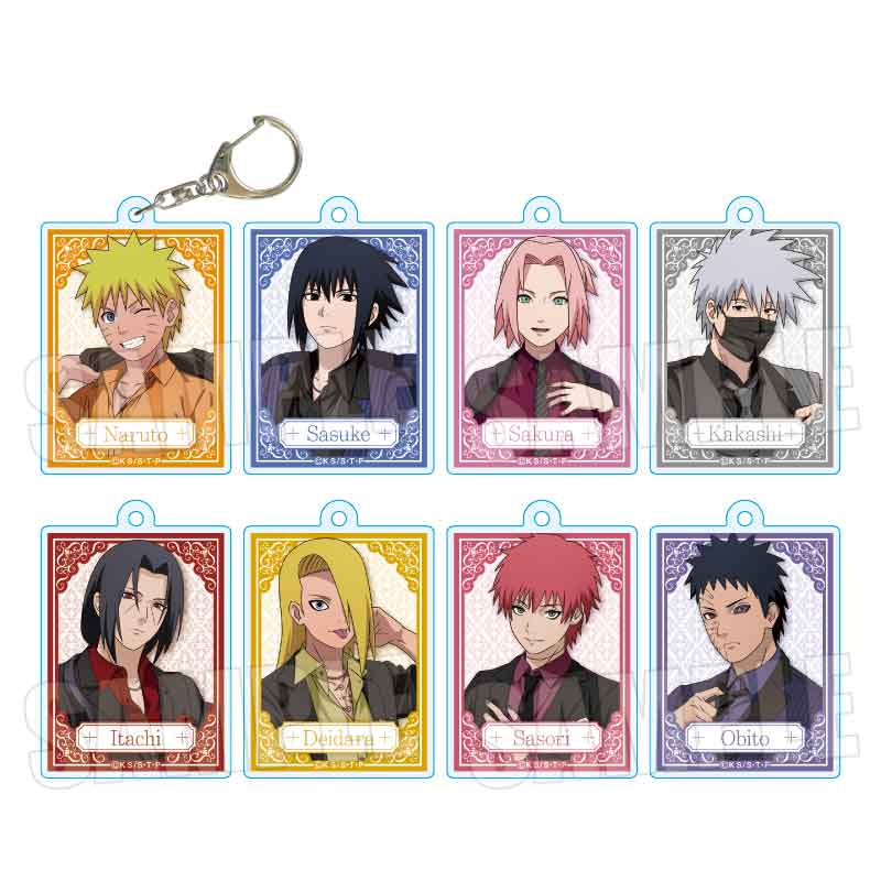 NARUTO-ナルト- 疾風伝_トレーディングアクリルキーホルダー Dress Up ver.　【コンプリートBOX／8個入り】