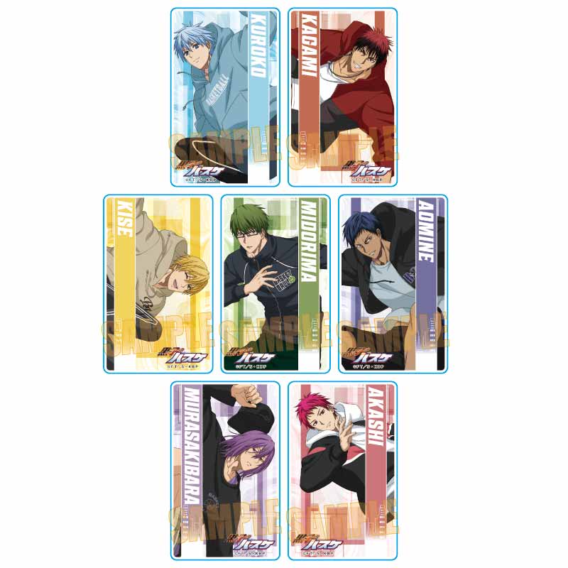 黒子のバスケ_トレーディングアクリルプレート パルクールver.　【コンプリートBOX／7個入り】